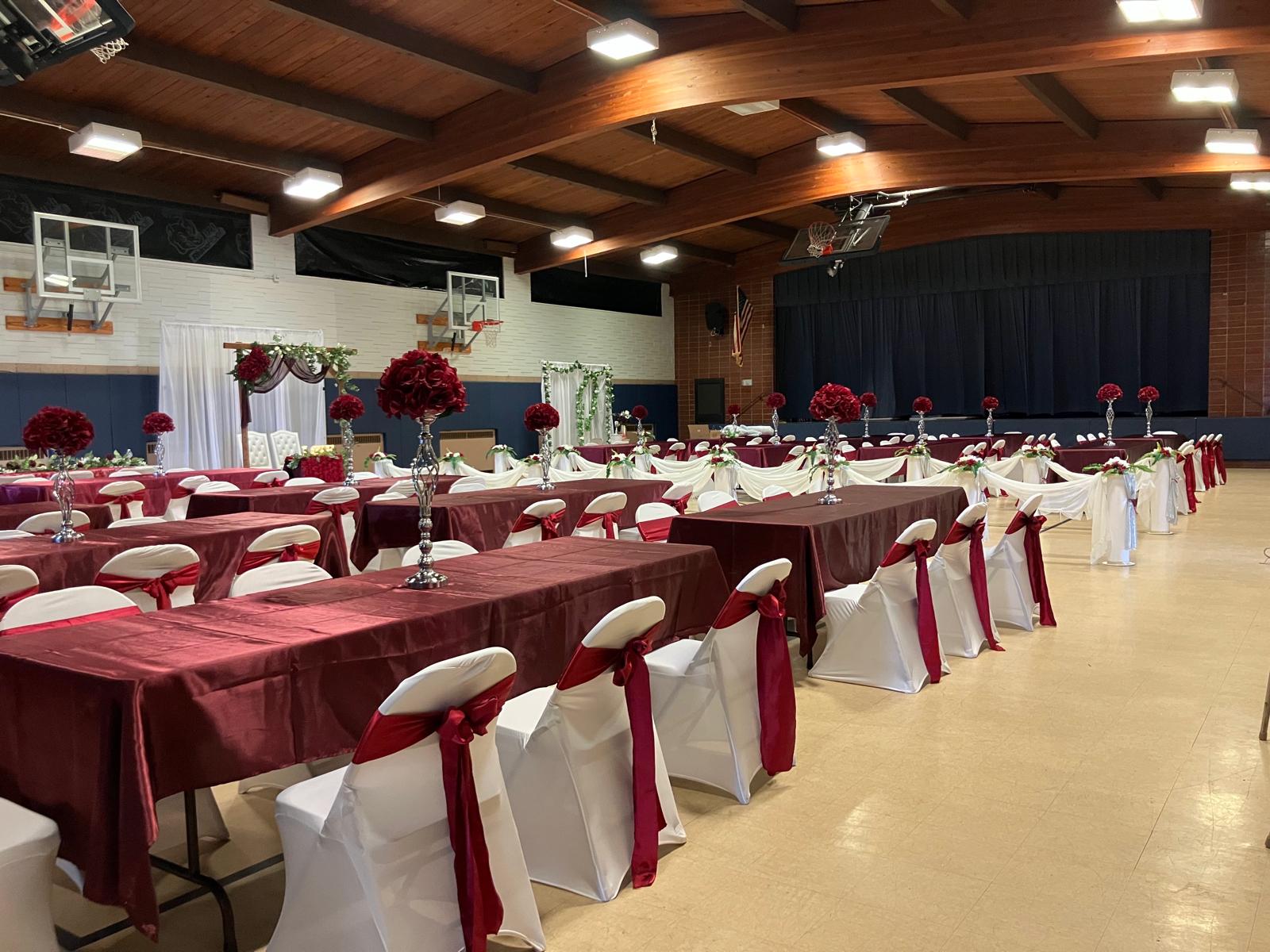 Gymnasium banquet event