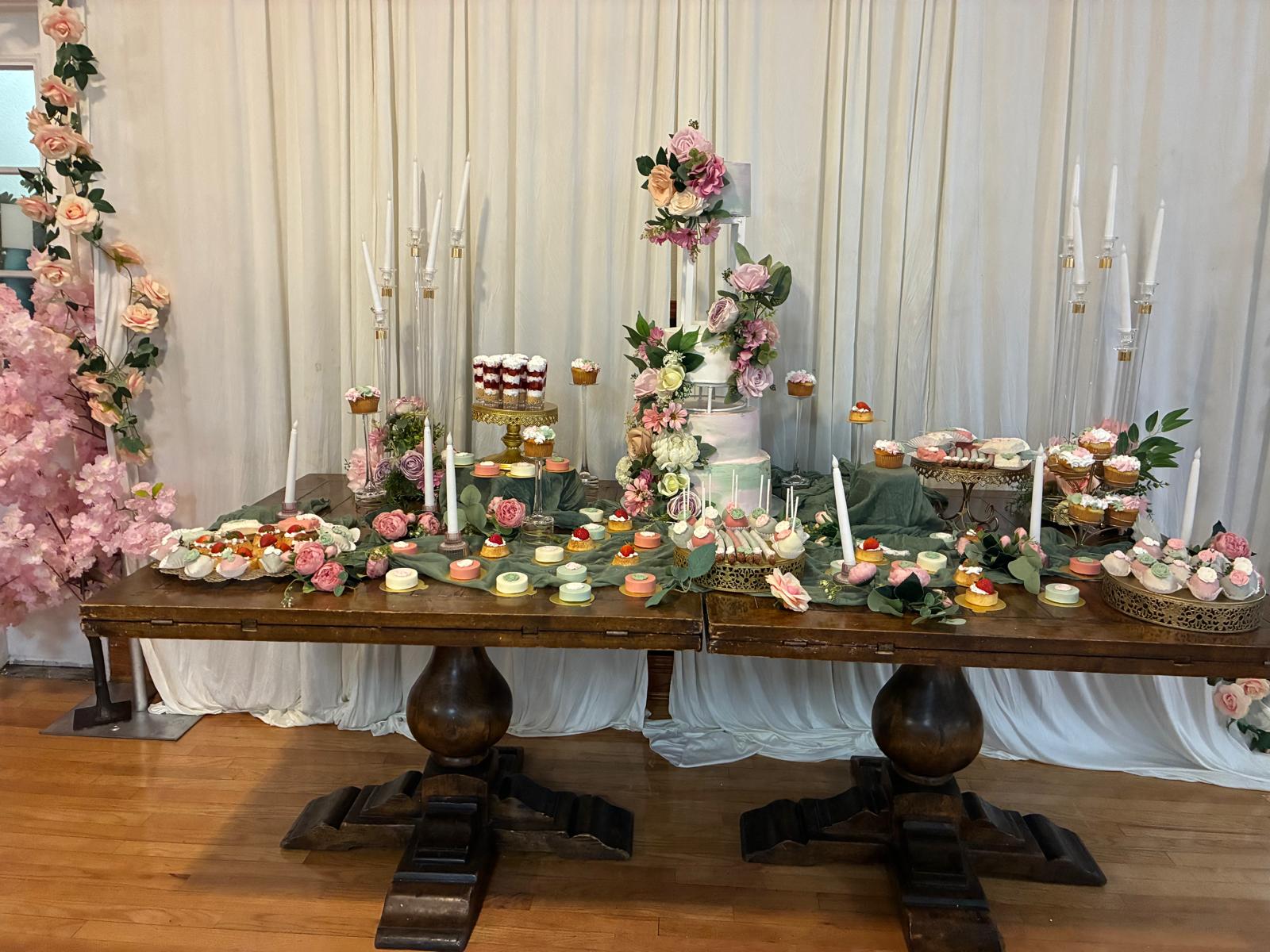 Dessert table display