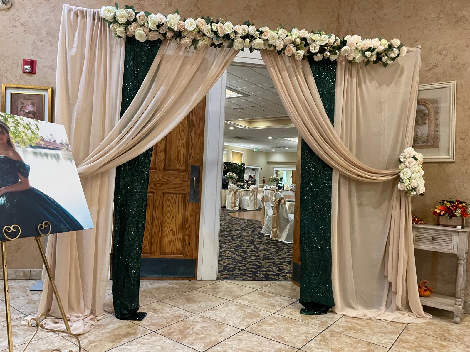 Grand custom event entrance